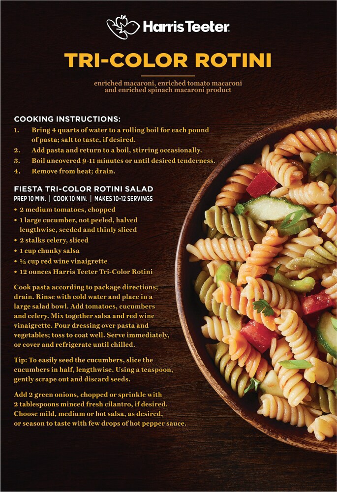 slide 3 of 3, Harris Teeter Tri Color Rotini, 1 ct