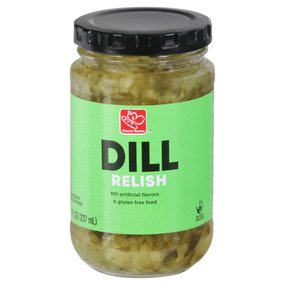slide 3 of 4, Harris Teeter Dill Relish 8, 1 ct