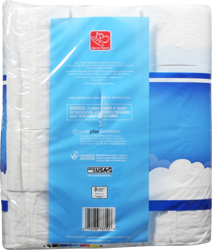 slide 2 of 2, Harris Teeter Ultra Soft 24Rl Mega Roll, 24 ct