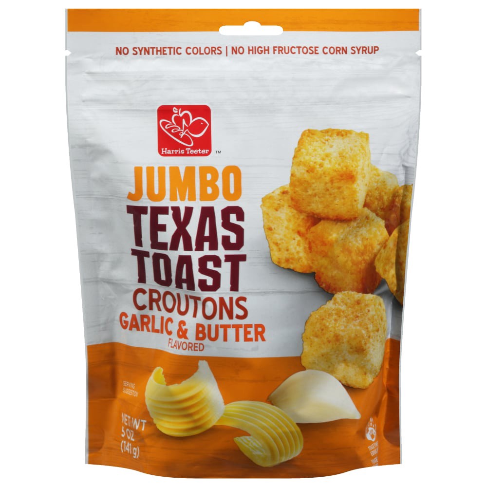 slide 2 of 2, Harris Teeter Croutons Jumbo Garlic, 1 ct