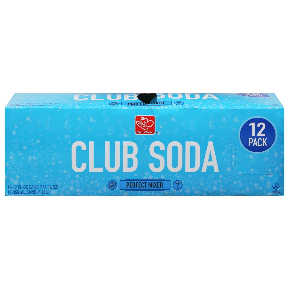 slide 2 of 3, Harris Teeter Club Soda, 12 ct; 12 fl oz