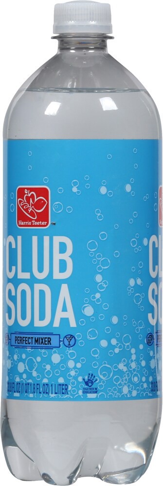slide 4 of 4, Harris Teeter Club Soda - 33.8 oz, 33.8 oz