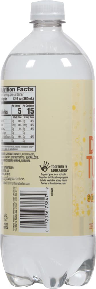 slide 2 of 6, Harris Teeter Diet Tonic Water - 33.8 oz, 33.8 oz