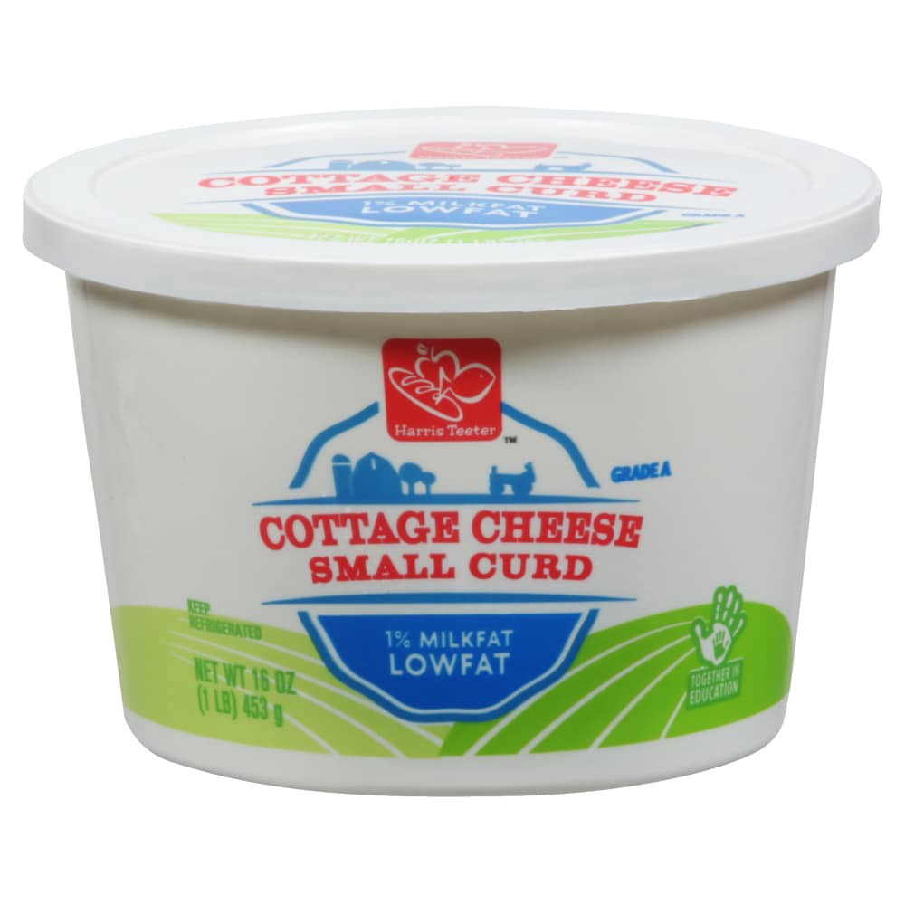 slide 4 of 5, Harris Teeter Low Fat Cottage Cheeses 16, 1 ct