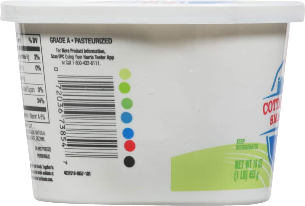 slide 5 of 5, Harris Teeter Low Fat Cottage Cheeses 16, 1 ct