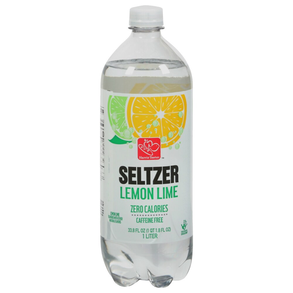 slide 2 of 4, Harris Teeter Lemon Lime Seltzer - 33.8 oz, 33.8 oz