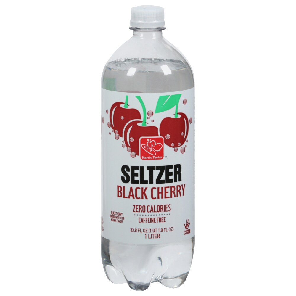 slide 2 of 4, Harris Teeter Black Cherry Seltzer - 33.8 oz, 33.8 oz