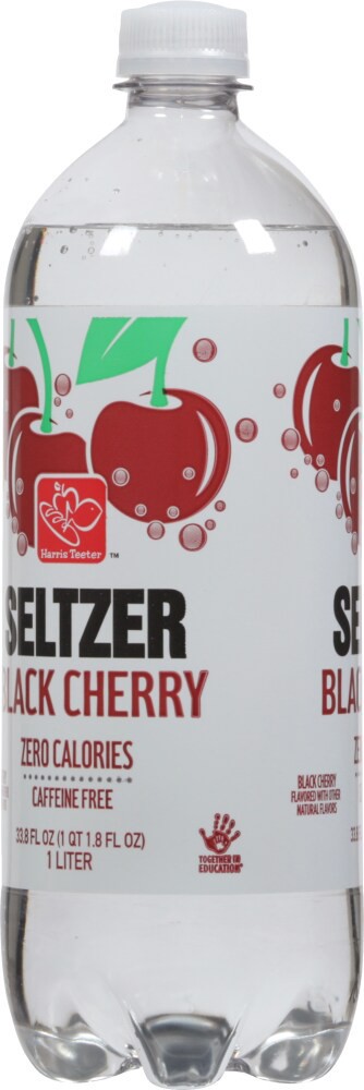 slide 4 of 4, Harris Teeter Black Cherry Seltzer - 33.8 oz, 33.8 oz