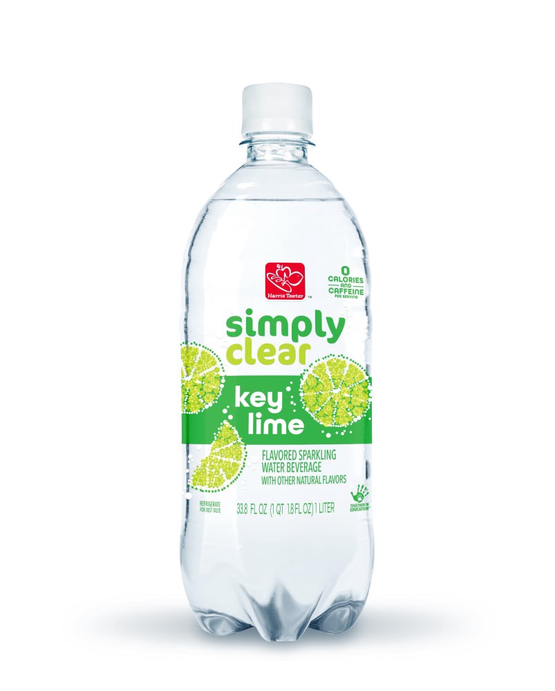 slide 2 of 2, Harris Teeter Simply Clear Key Lime - 33.8 oz, 33.8 oz