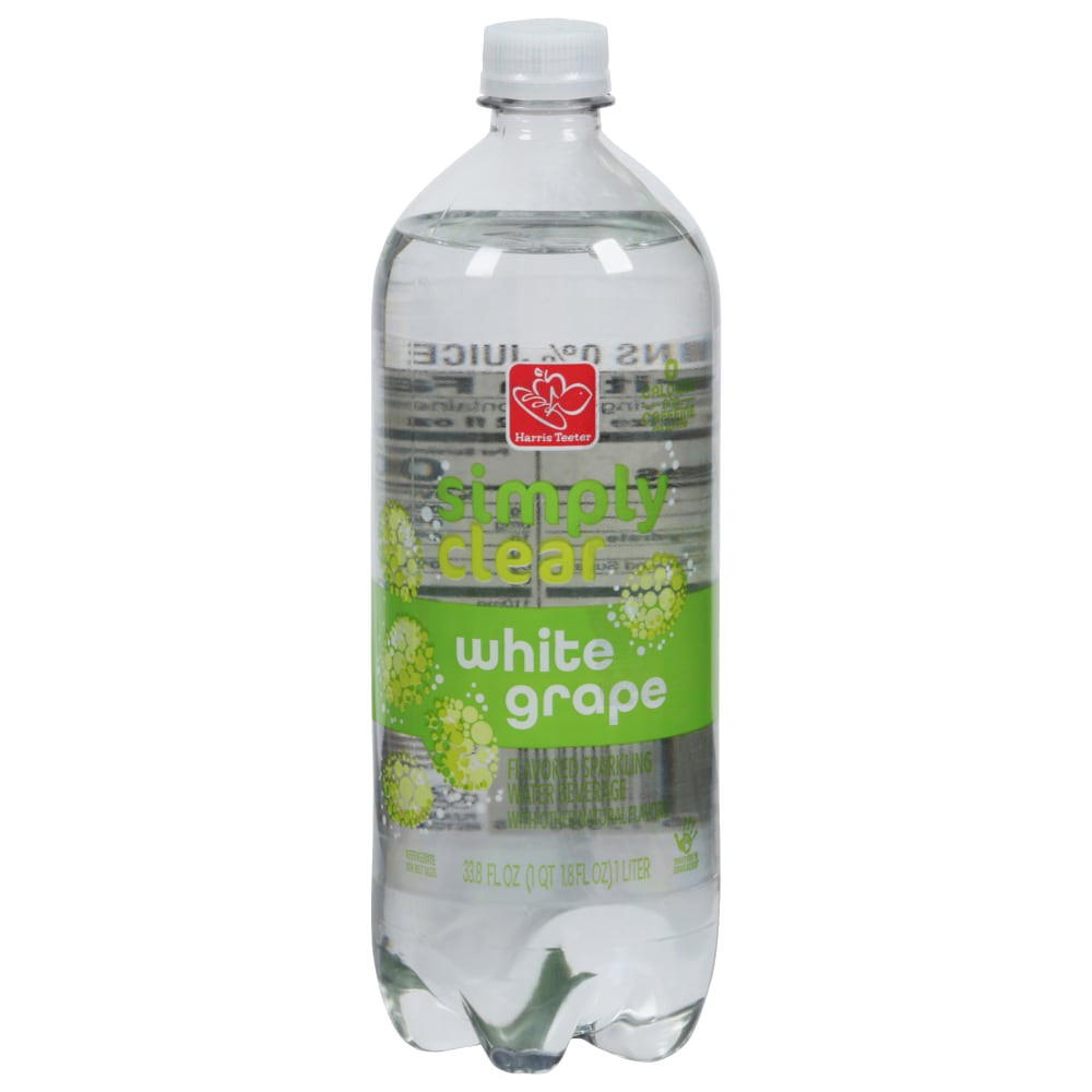 slide 2 of 2, Harris Teeter Simply Clear White Grape - 33.8 oz, 33.8 oz