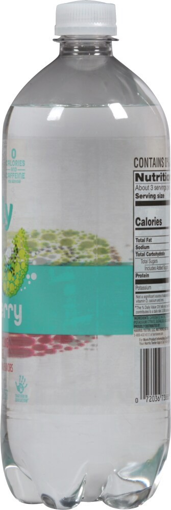 slide 3 of 4, Harris Teeter Simply Clear Kiwi Strawberr - 33.8 oz, 33.8 oz