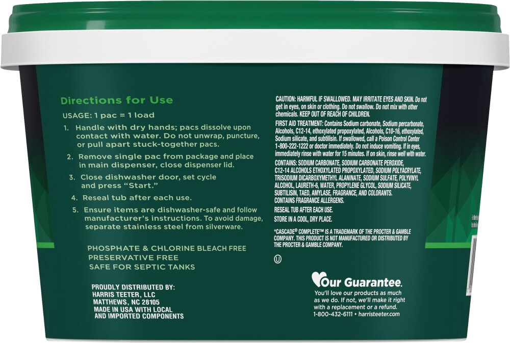 slide 2 of 4, Harris Teeter Triple Action Frsh Dish Pac, 43 ct