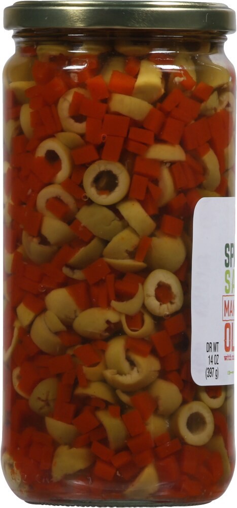 slide 2 of 3, Harris Teeter Spanish Salad Olives, 1 ct