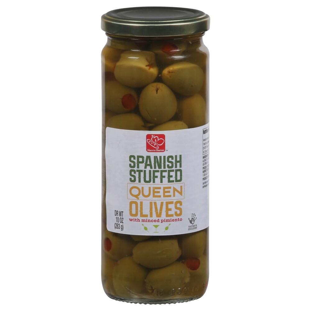 slide 2 of 4, Harris Teeter Spanish Queen Stuffed Olive, 1 ct