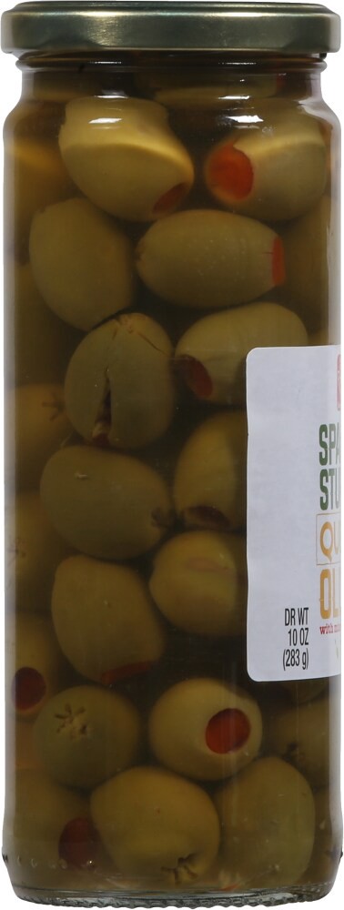 slide 4 of 4, Harris Teeter Spanish Queen Stuffed Olive, 1 ct