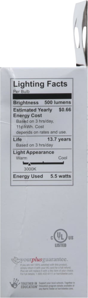 slide 2 of 4, Harris Teeter Led B10 60W Dim, 2 ct
