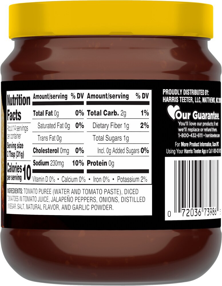 slide 4 of 4, Harris Teeter Salsa Thick & Chunky Medium, 1 ct