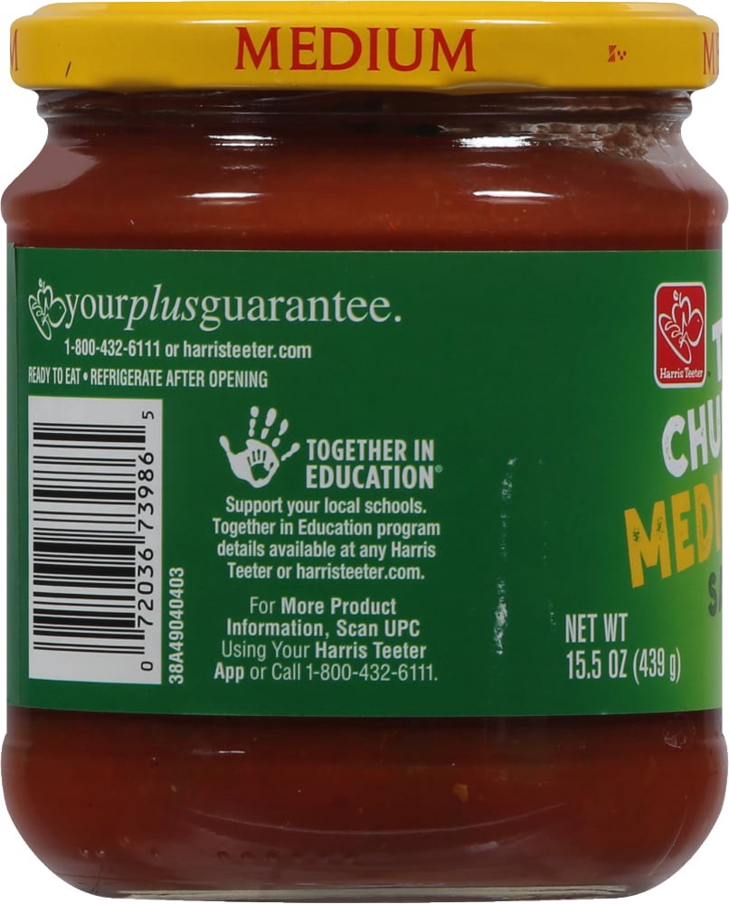 slide 3 of 4, Harris Teeter Salsa Thick & Chunky Medium, 1 ct