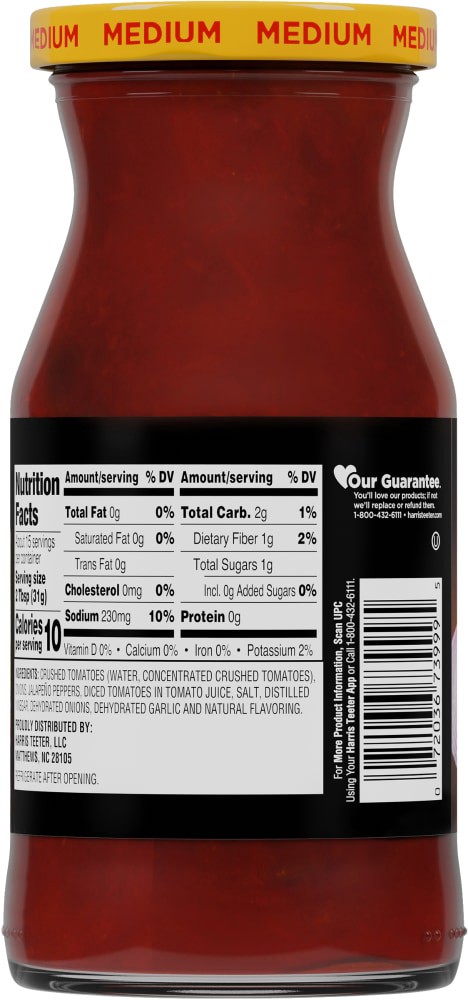 slide 2 of 3, Harris Teeter Medium Salsa, 1 ct