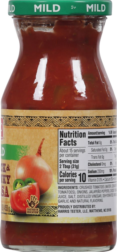 slide 5 of 6, Harris Teeter Mild Salsa, 1 ct