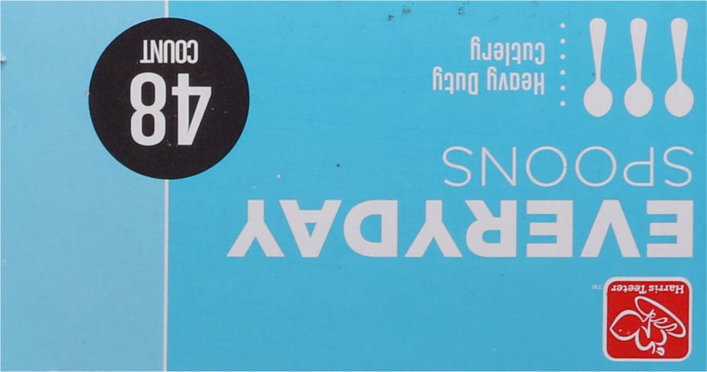 slide 4 of 6, Harris Teeter™ Everyday Heavy Duty Spoons, 48 ct