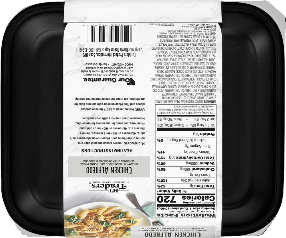 slide 2 of 3, Traders Chicken Alfredo, 12 oz