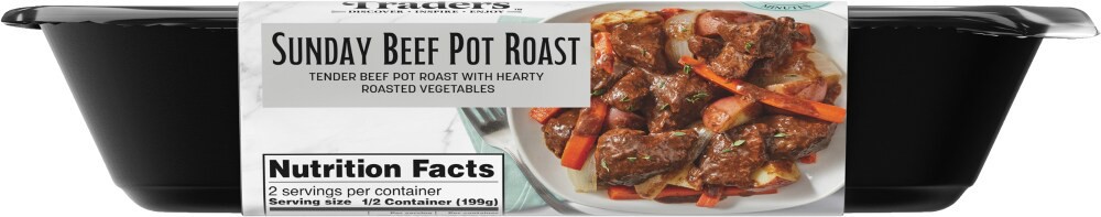 slide 3 of 3, Traders Sunday Pot Roast, 14 oz