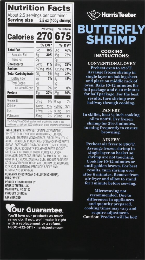 slide 4 of 4, Harris Teeter® Butterfly Shrimp, 9 oz