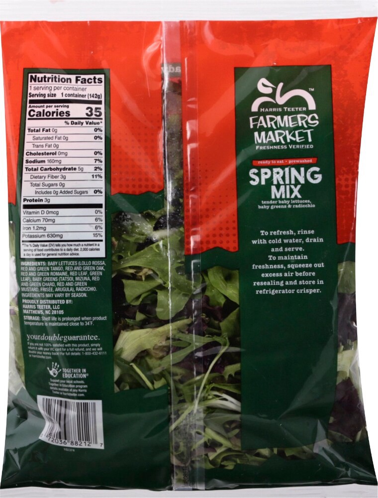 slide 2 of 2, Harris Teeter Farmers Market Spring Mix 5 oz, 5 oz