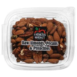 Harris Teeter Farmers Market Raw Almonds, Pecans & Pistachios