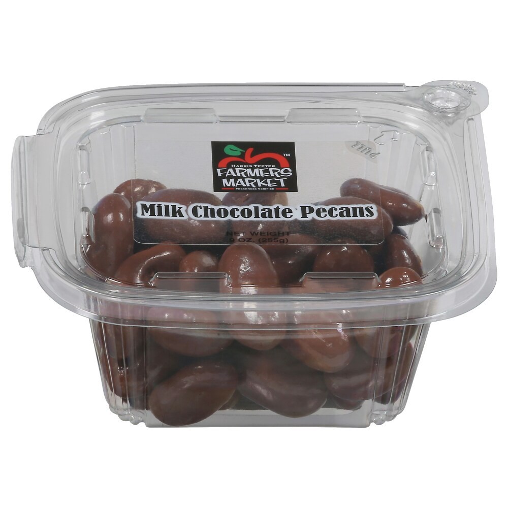 slide 2 of 3, Harris Teeter Milk Chocolate Pecans, 1 ct