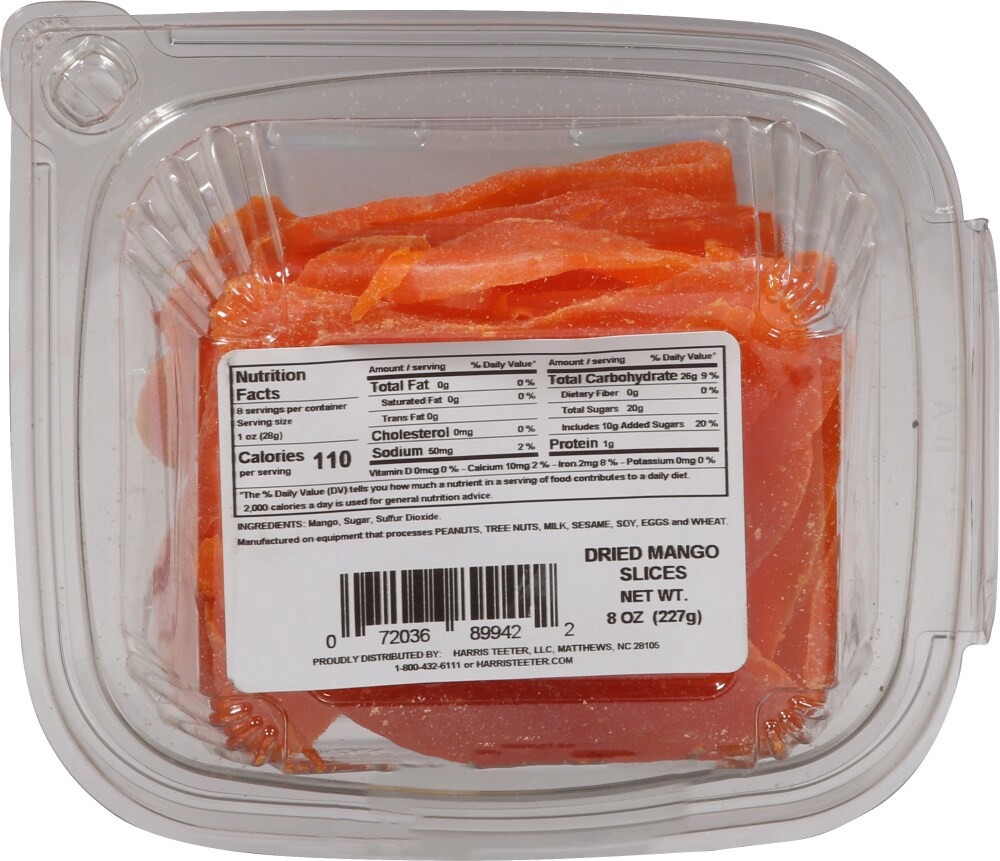 slide 2 of 3, Harris Teeter Dried Mango Slices, 1 ct