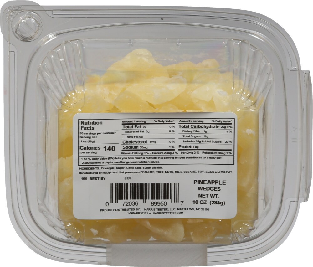 slide 3 of 3, Harris Teeter Pineapple Wedges, 1 ct