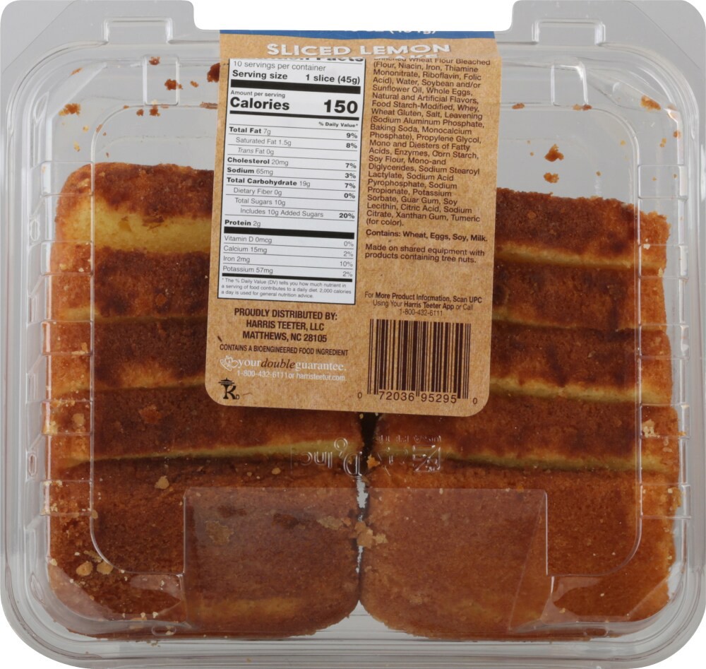 slide 3 of 3, Fresh Foods Market Bakery Sliced Lemon Crème Sliced Cake, 16 oz