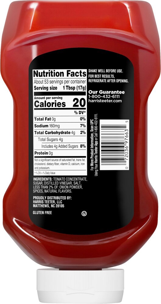 slide 2 of 2, Harris Teeter Tomato Ketchup, 32 oz