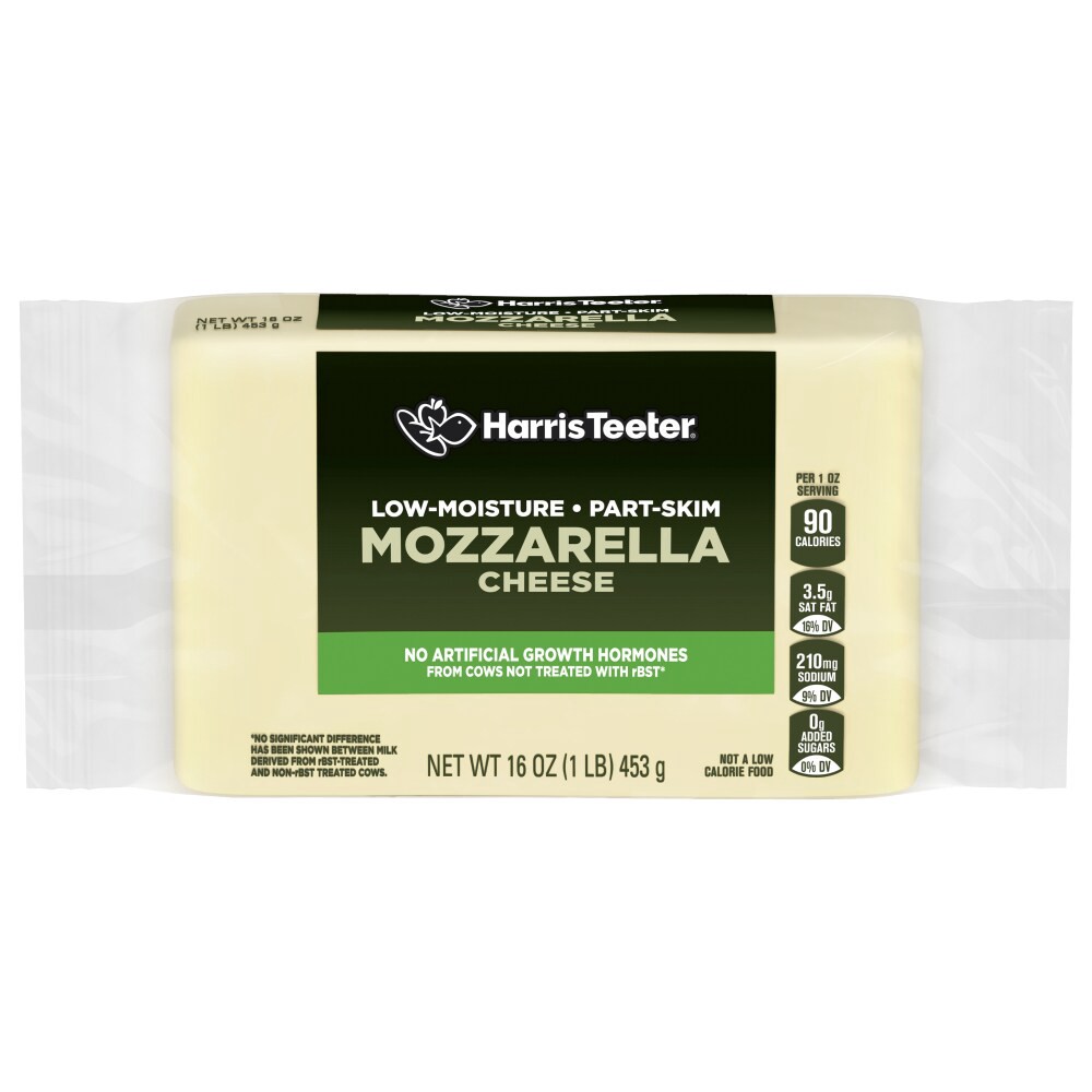 slide 4 of 6, Harris Teeter™ Mozzarella Cheese, 16 oz