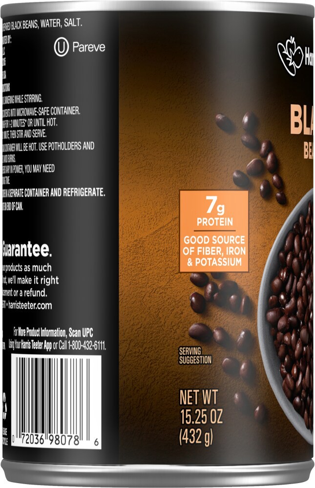 slide 2 of 6, Harris Teeter Black Beans, 15.25 oz