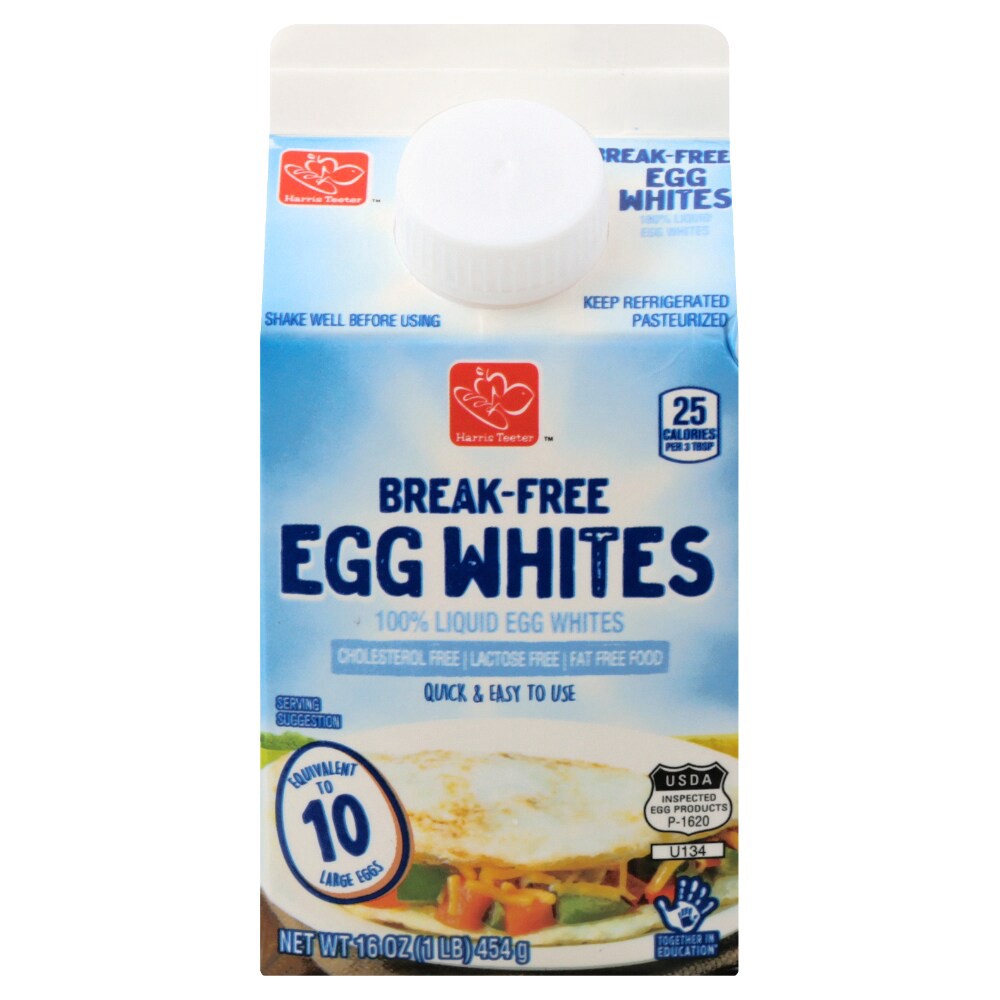slide 3 of 4, Harris Teeter 100% Liquid Egg Whites, 16 fl oz