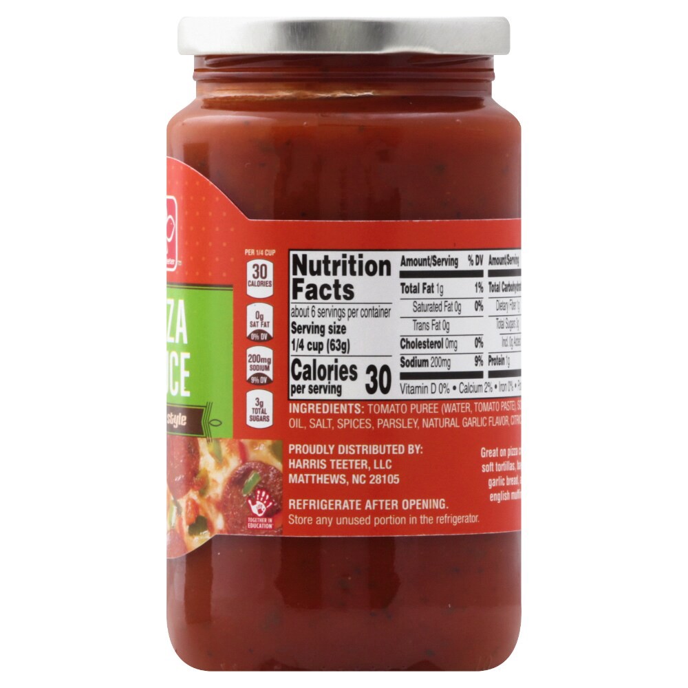 slide 4 of 4, Harris Teeter Pizza Sauce, 14 oz