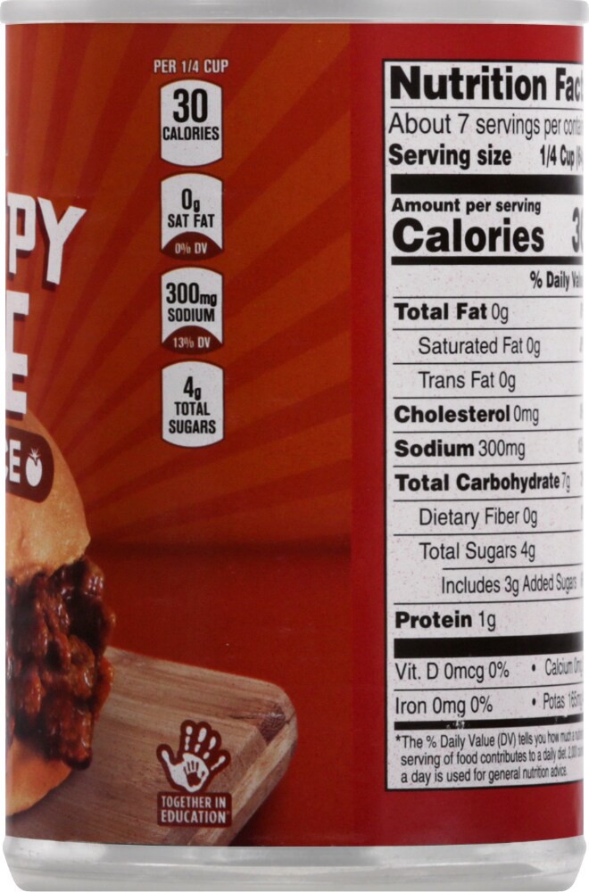slide 3 of 4, Harris Teeter Sloppy Joe Sauce - 15 oz, 15 oz