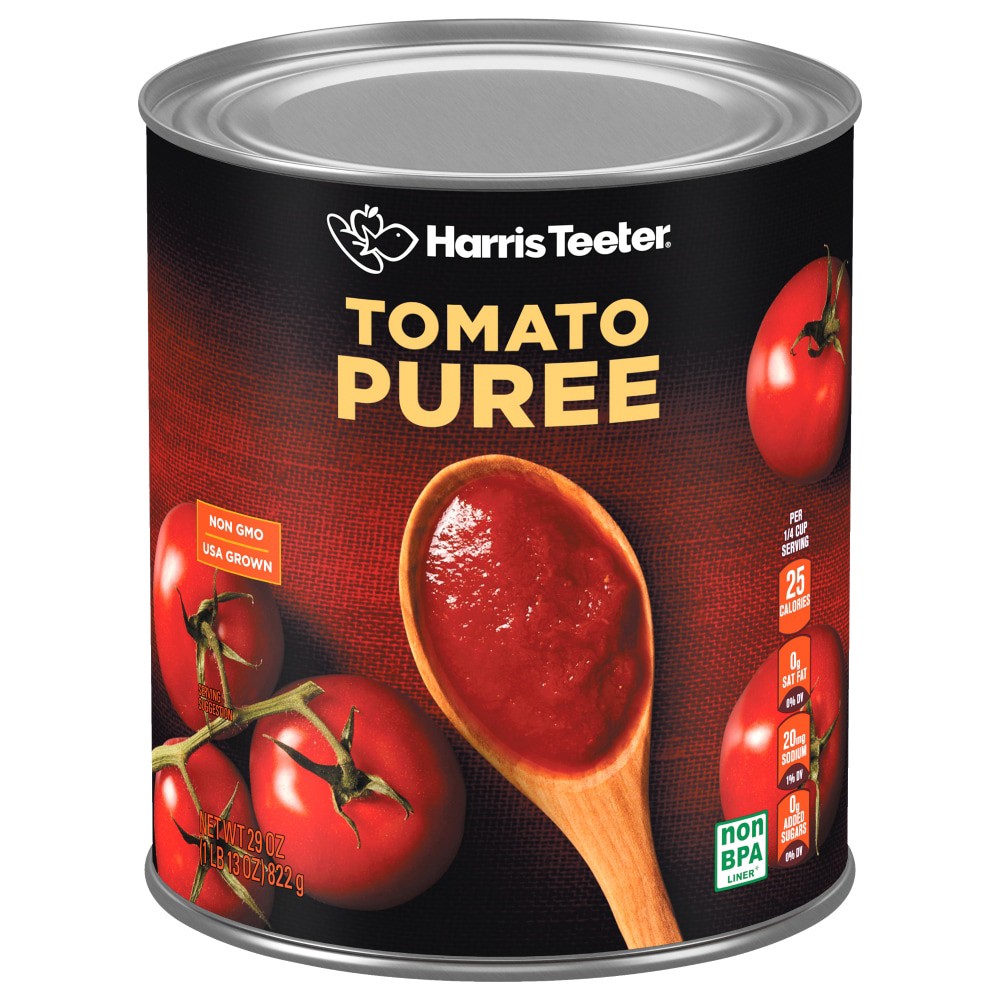 slide 2 of 4, Harris Teeter Tomato Puree, 29 oz