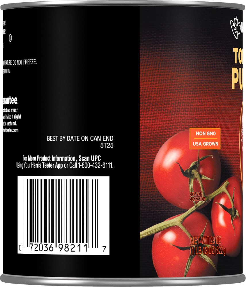 slide 4 of 4, Harris Teeter Tomato Puree, 29 oz