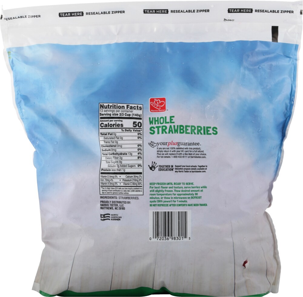 slide 2 of 2, Harris Teeter Whole Strawberries, 64 oz