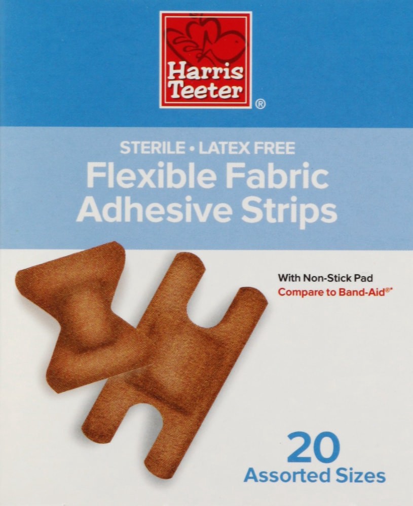 slide 3 of 4, Harris Teeter Assorted Fingertip, Knuckle Strips, 20 ct