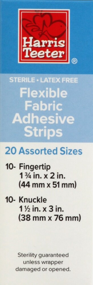 slide 2 of 4, Harris Teeter Assorted Fingertip, Knuckle Strips, 20 ct