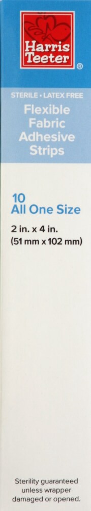 slide 3 of 4, Harris Teeter Extra Large All One Size Flexible Fabric Strips, 10 ct