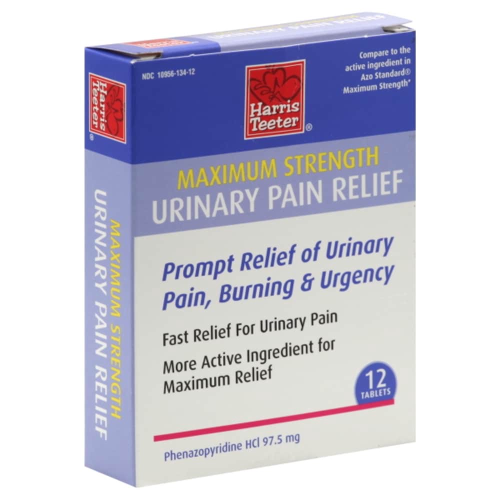 slide 2 of 3, Harris Teeter Urinary Pain Relief, 12 ct