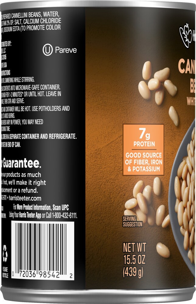 slide 4 of 4, Harris Teeter Cannellini Beans, 15.5 oz