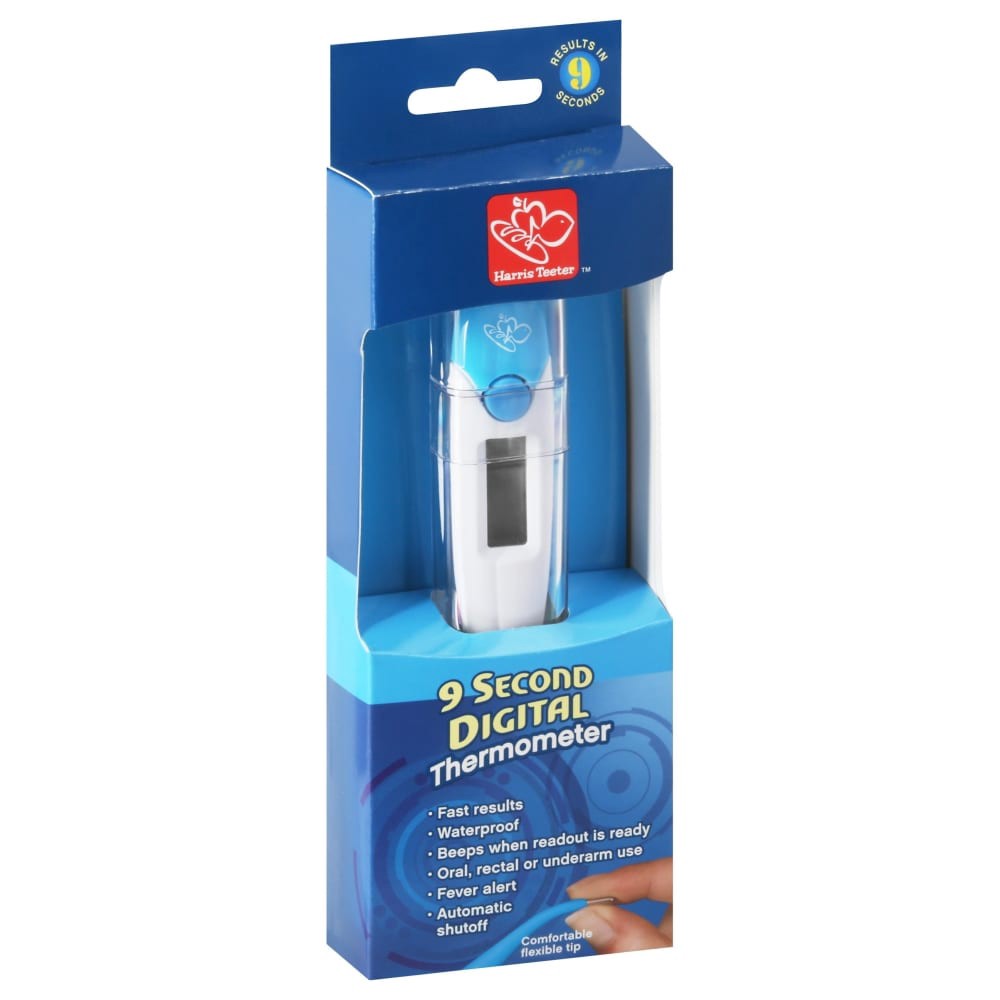 slide 1 of 2, Harris Teeter™ 9 Second Digital Thermometer, 1 ct