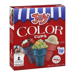 Joy Color Ice Cream Cups